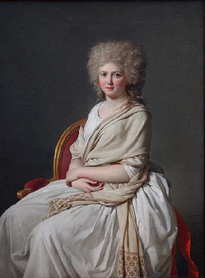 Jacques-Louis David Portrait of Anne-Marie-Louise Thelusson, Countess of Sorcy oil painting image